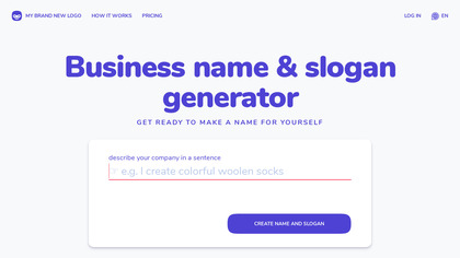 Business name and slogan generator image