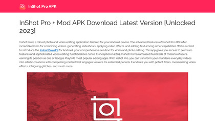 InShot Pro APK Download 2023 image