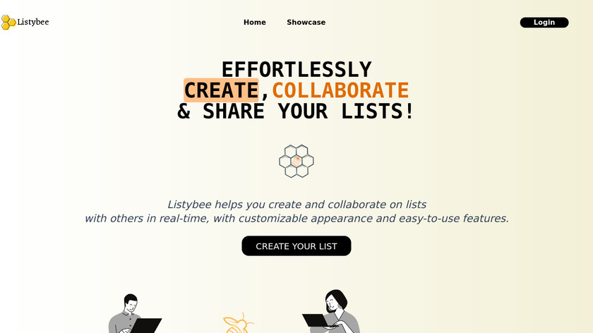 Listybee Landing Page