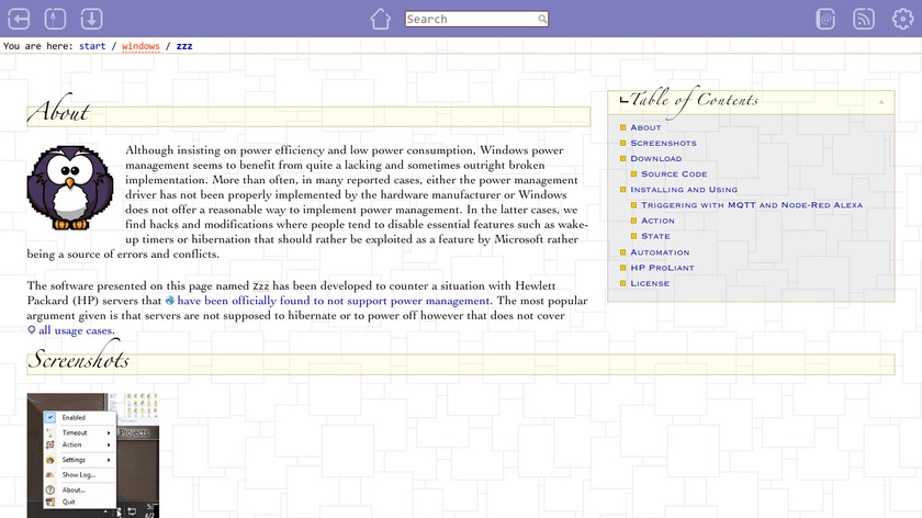 Zzz Landing Page