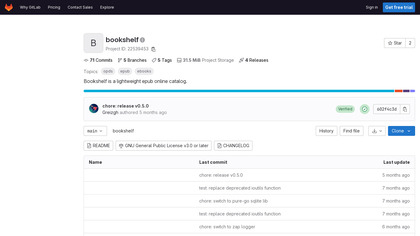 Bookshelf - Lightweight Ebook Catalog image