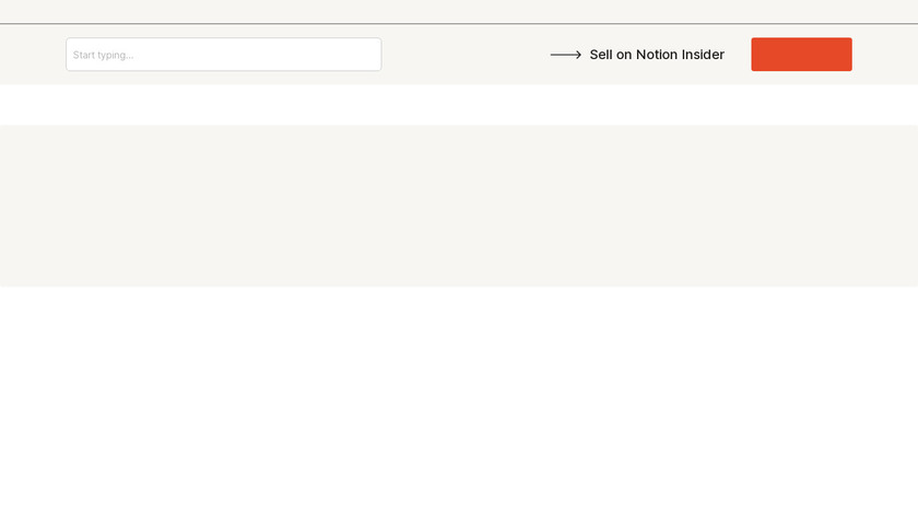 Notion Insider Landing Page