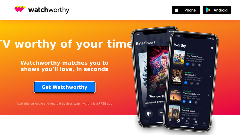 Watchworthy Landing Page