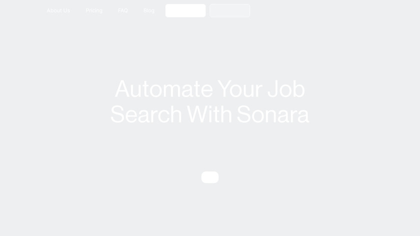 Sonara Landing Page