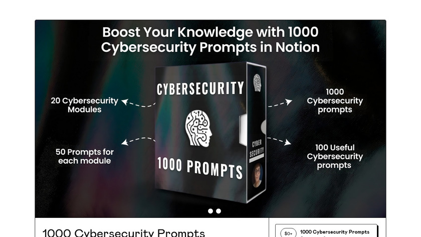 1000+ Cybersecurity Prompts Landing Page