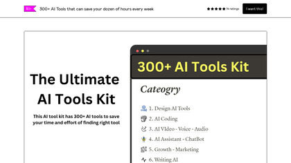 300+ AI Tools image