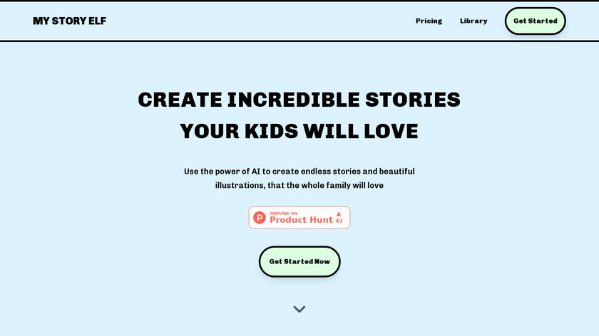 My Story Elf Landing Page