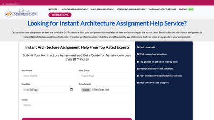 Architecture Assignment Help image