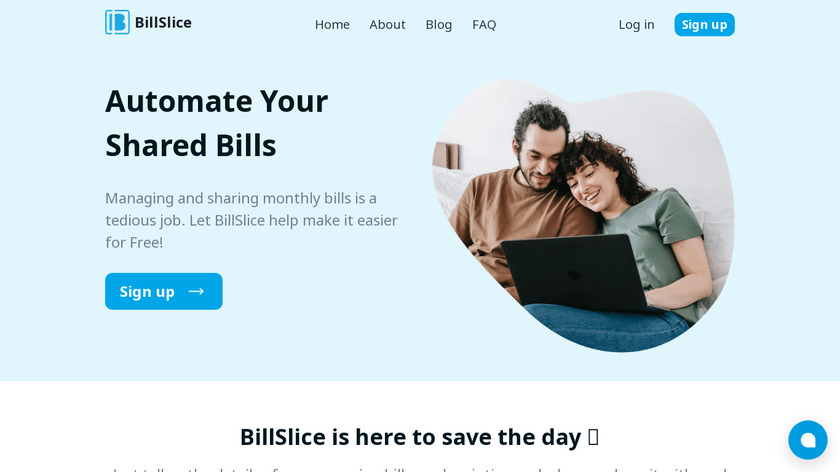 BillSlice Landing Page