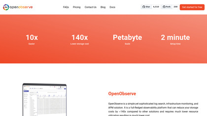 OpenObserve screenshot