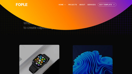 Fople - Portfolio Website Template image