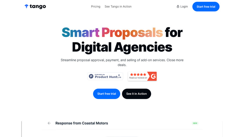 Tango AI Landing Page