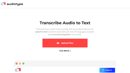 Audiotype image