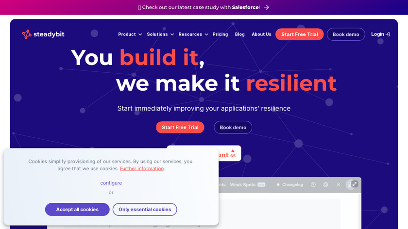 steadybit Landing Page