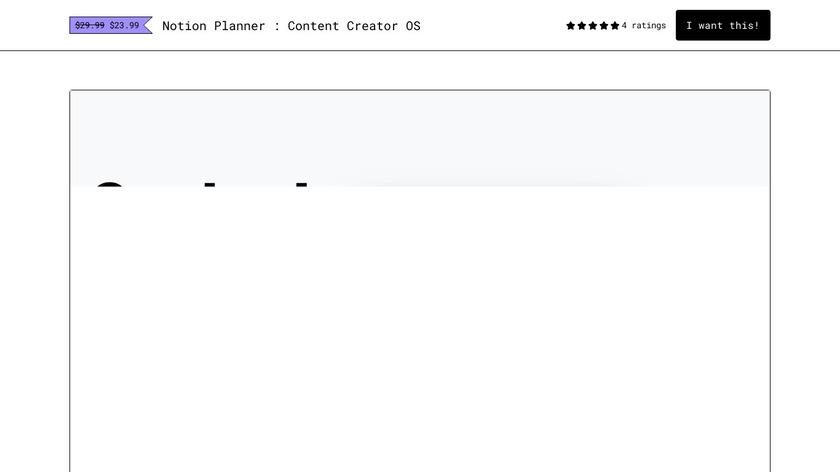 Content Creator OS Landing Page