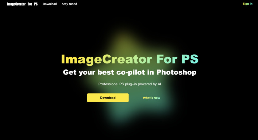 ImageCreator Landing Page