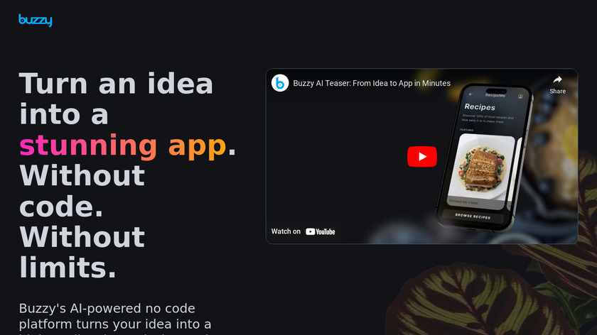 Buzzy AI Landing Page