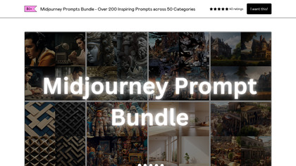 Midjourney Premium Prompts Bundle screenshot