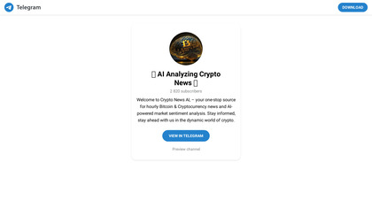 Crypto News: AI Sentiment Analysis image