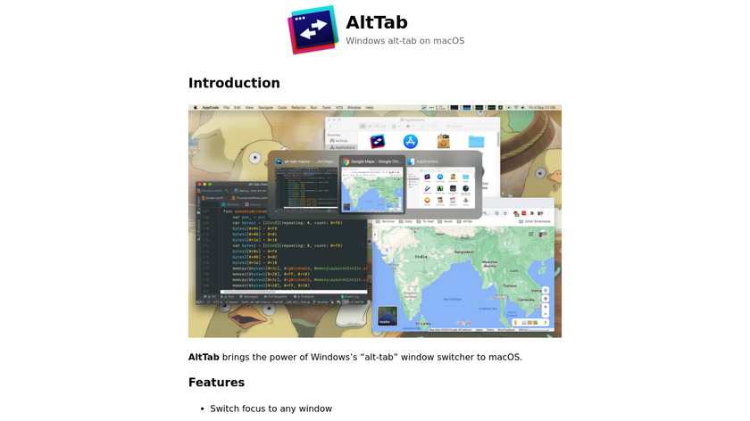 AltTab Landing Page