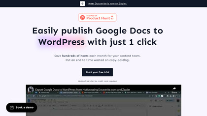 Docswrite - Google Docs to WordPress image