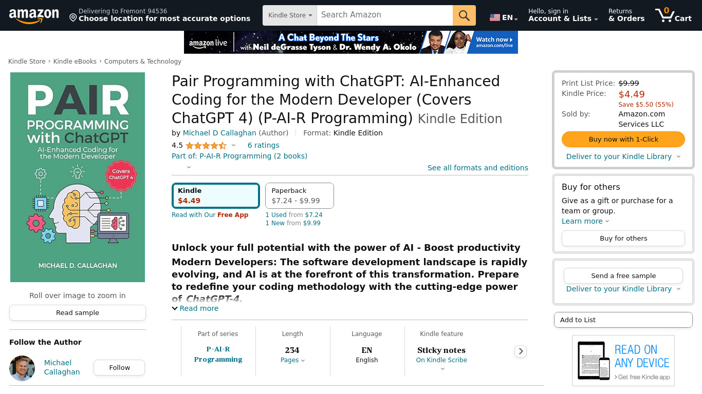 Pair Programming with ChatGPT Landing page