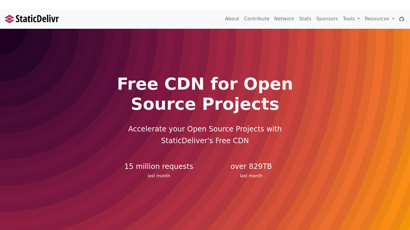 StaticDelivr Landing Page