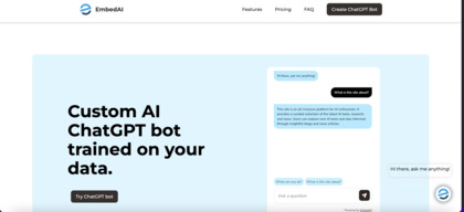 EmbedAI screenshot