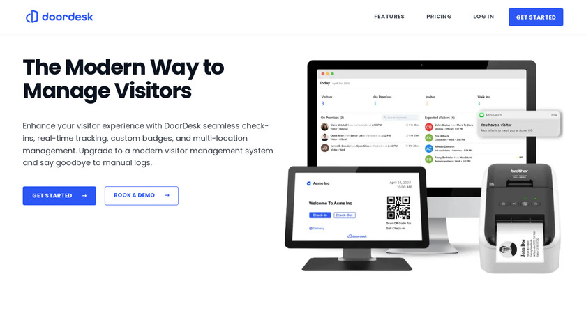 DoorDesk Landing Page