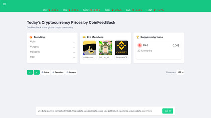 CoinFeedback image