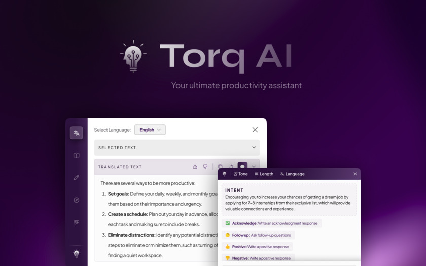 Torq AI Landing Page