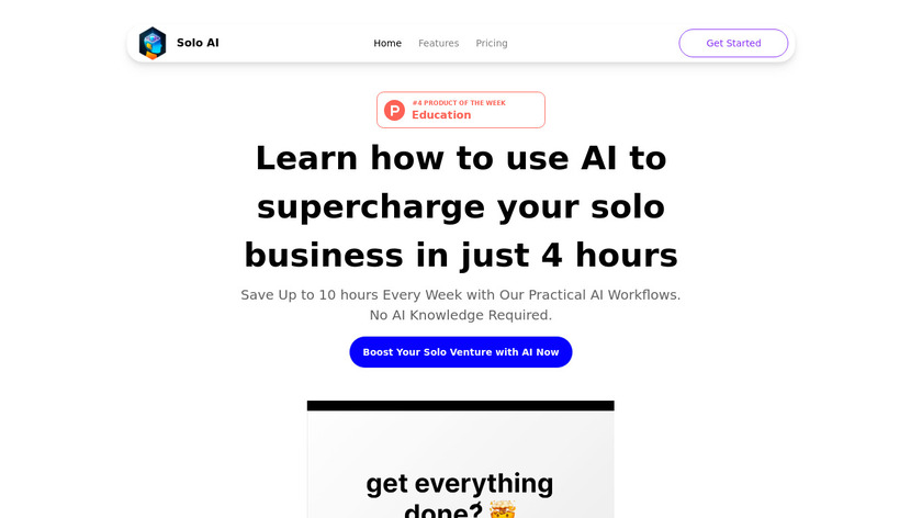 Solo AI Landing Page