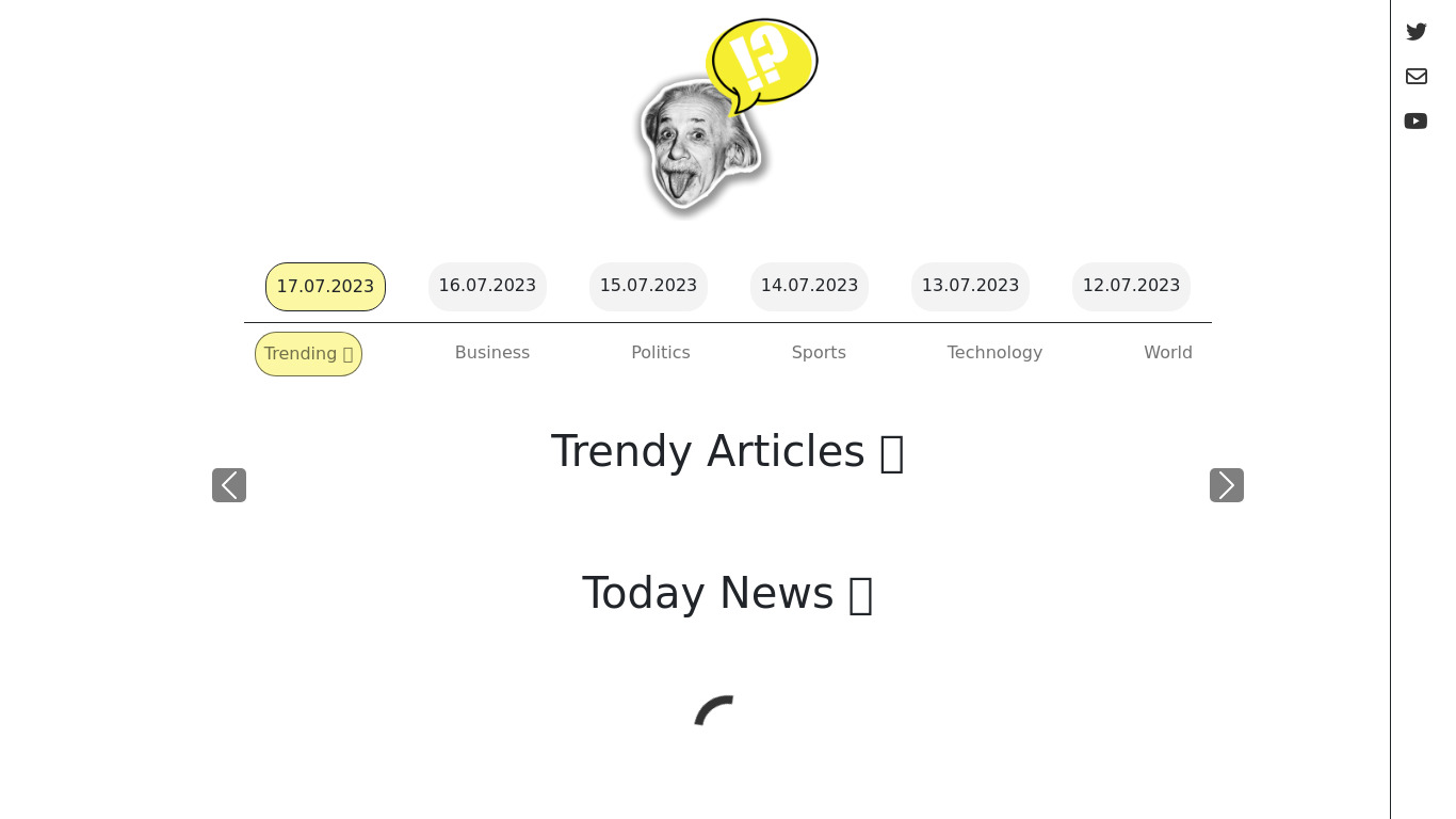 What Would They Say? Landing page