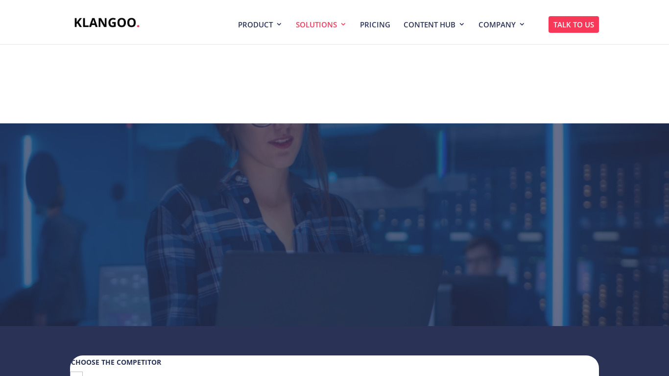 Klangoo NLP API Landing page