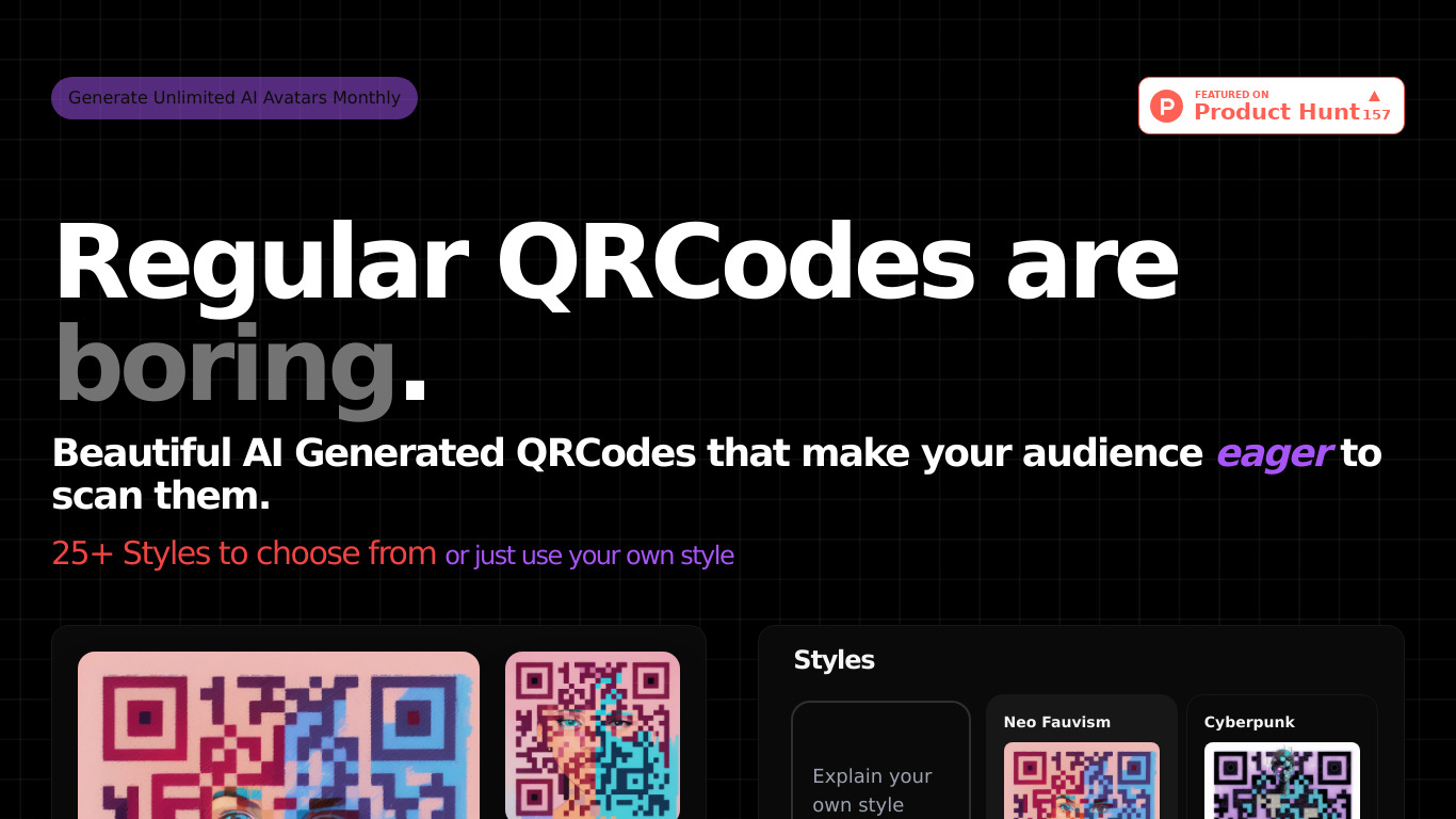 Barcode.so Landing page