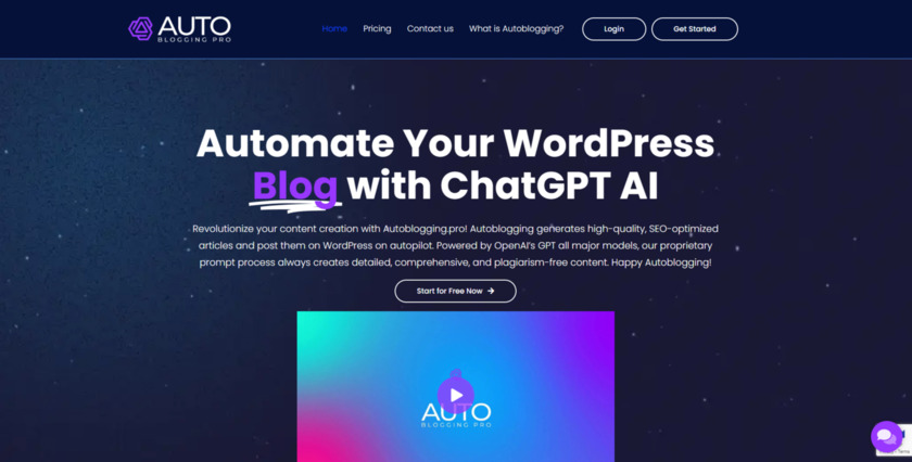 AutoBlogging.Pro Landing Page