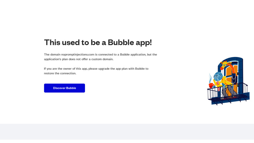 No Prompt Injections Landing Page