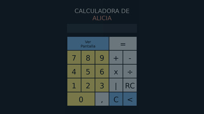 Calculadora de Alicia image