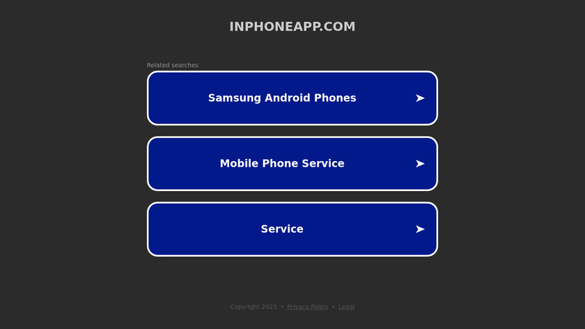 InPhone Music Player Landing Page