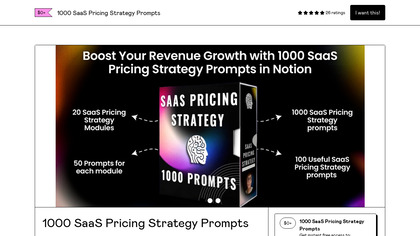 1000+ SaaS Pricing Strategy Prompts image
