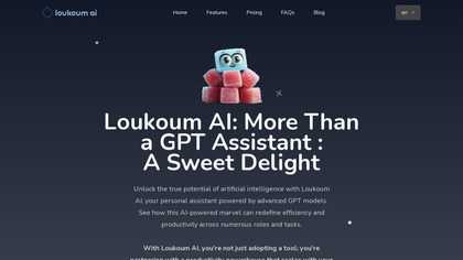 Loukoum.ai : Sweet GPT Assistant image