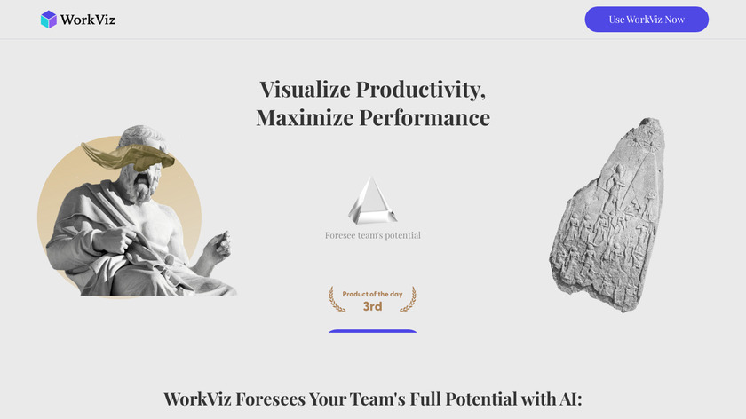 WorkViz Landing Page