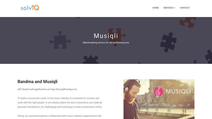 Musiqli Landing Page