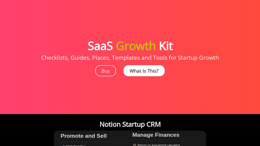 SaaS Growth Kit Landing Page