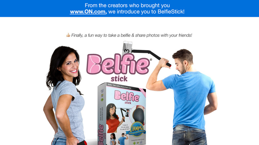 Belfie Stick Landing Page