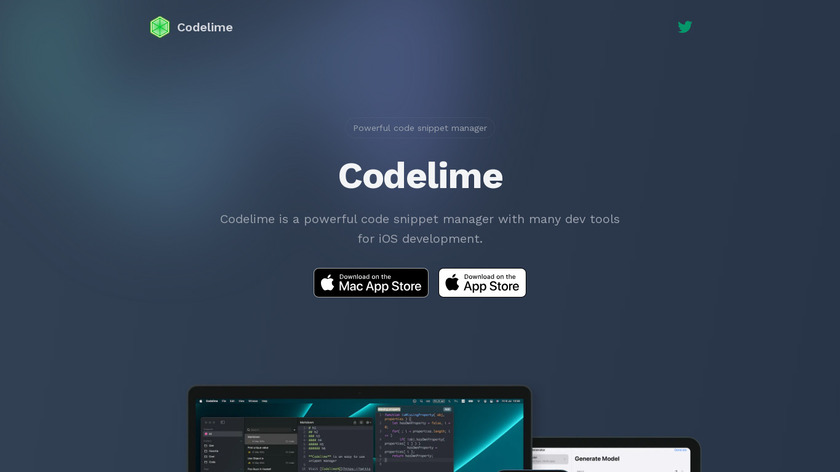 Codelime Landing Page