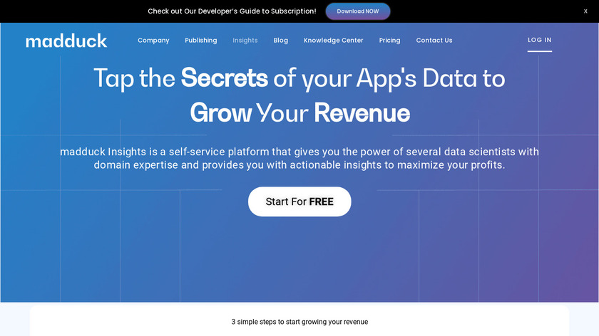 madduck Insights Landing Page