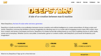 DEEPSTORY AI image