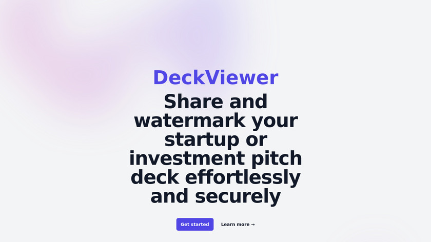 DeckViewer Landing Page