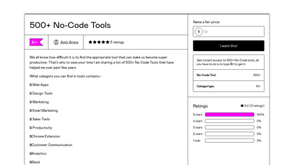 500+ No-Code tools image